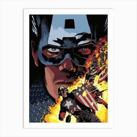 Captain America Film & Movie Art Print