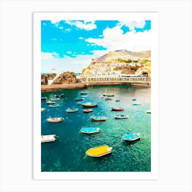 The Harbor Of Camara De Lobos, Madeira Art Print