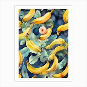 Bananas Painting Art Print