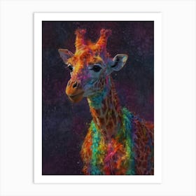 Giraffe Canvas Print 15 Art Print