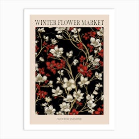 Winter Jasmine 4 Winter Flower Market Poster Art Print