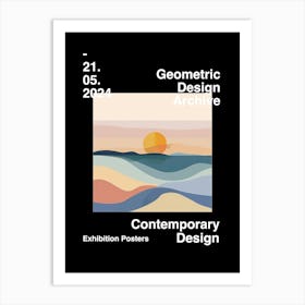 Geometric Design Archive Poster 30 Art Print