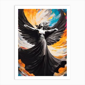 Angel Wings Transformation 2 Art Print