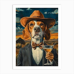 Whimsical Dogs 41 Art Print