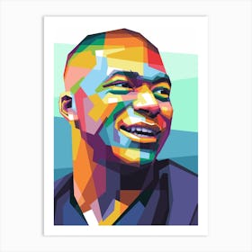 Mbappe WPAP Art Print