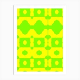 Yellow And Green Art Print