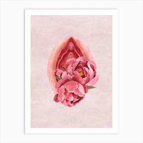 Floral Vulva Art Print