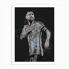 Lionel Messi 16 Art Print