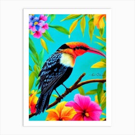 Hoopoe Tropical bird Art Print