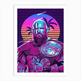 Erick 80s Retro Art Print