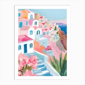 Santorini Print 8 Art Print