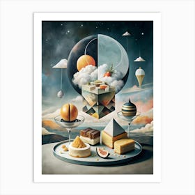 Desserts Art Print