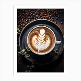 Coffee Latte Art 3 Art Print