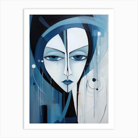 Abstract Of A Woman 18 Art Print