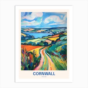 Cornwall England 9 Uk Travel Poster Art Print