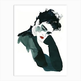 Portrait Of A Woman 227 Art Print