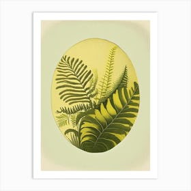 Lemon Button Fern Rousseau Inspired Art Print