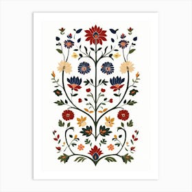 Swedish Folk Art Art Print