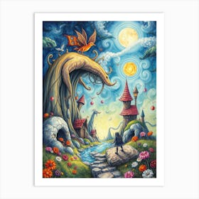 Fairytale Castle 13 Art Print