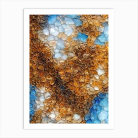 Interlocked Minerals Art Print