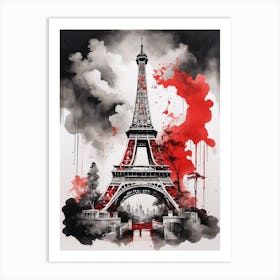 Paris Eiffel Tower 3 Art Print