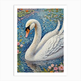 Swan's Grace Art Print