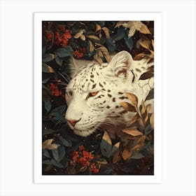 Snow Leopard Art Print