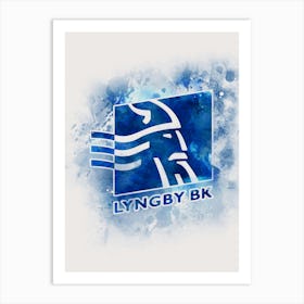 Lyngby Boldklub 2 Art Print