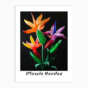Bright Inflatable Flowers Poster Bird Of Paradise 2 Art Print
