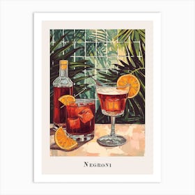 Negroni Illustrative Poster Art Print