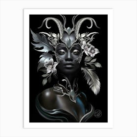 African Fairy Queen Art Print