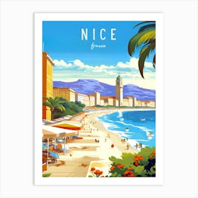 Nice Travel France Art Print