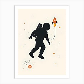 Man In Space Art Print