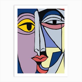 Face Of A Woman Art Print