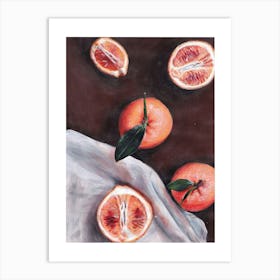 Orange Slices Art Print