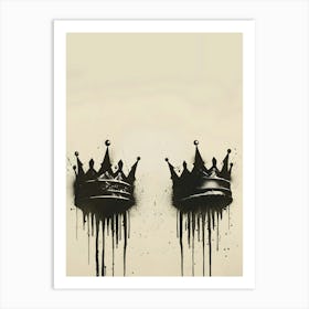 Crowns Canvas Print Art Print