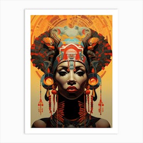 African woman 1 Art Print