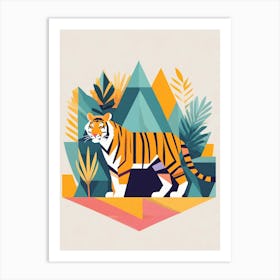 Tiger In The Jungle 5 Art Print