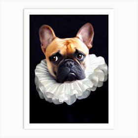 Pipo The Pug Dog Pet Portraits Art Print