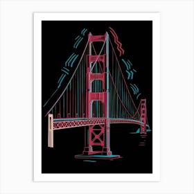 Golden Gate Bridge 3 Art Print