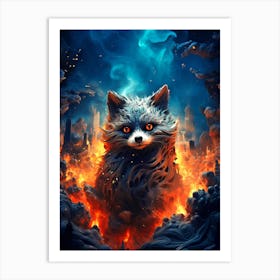 Raccoon 1 Art Print