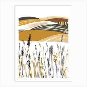 Field Of Wheat Art Print