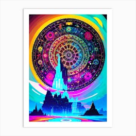 Psychedelic Art, Psychedelic Art, Psychedelic Art, Psychedelic Art, 1 Art Print