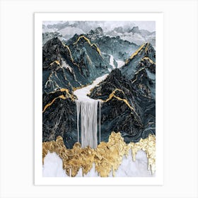 Dolomites Mist Mystic Opulence Art Print