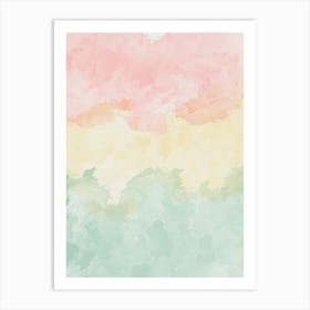 Watercolor Background 7 Art Print