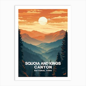 Sequoia and Kings Canyon (California) Art Print