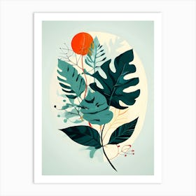 Tropical Leaves 15 Art Print