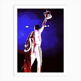 Freddie Mercury queen band music 1 Art Print