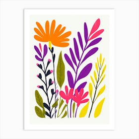 Colorful Flowers 5 Art Print