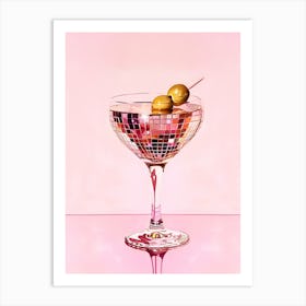 Cocktail With Olives Art Print